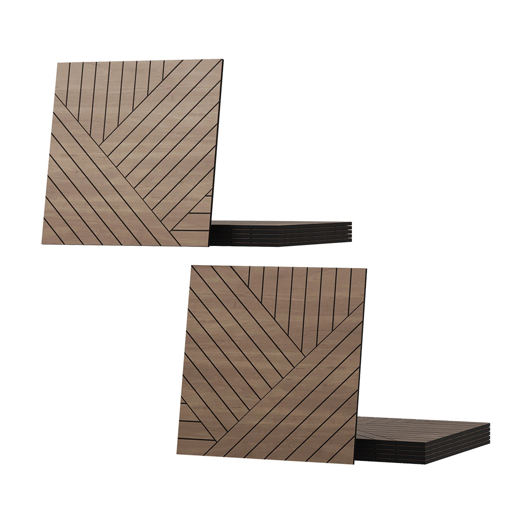 Vicco Pannello a parete Rovere 12 pezzi, sinistra + destra