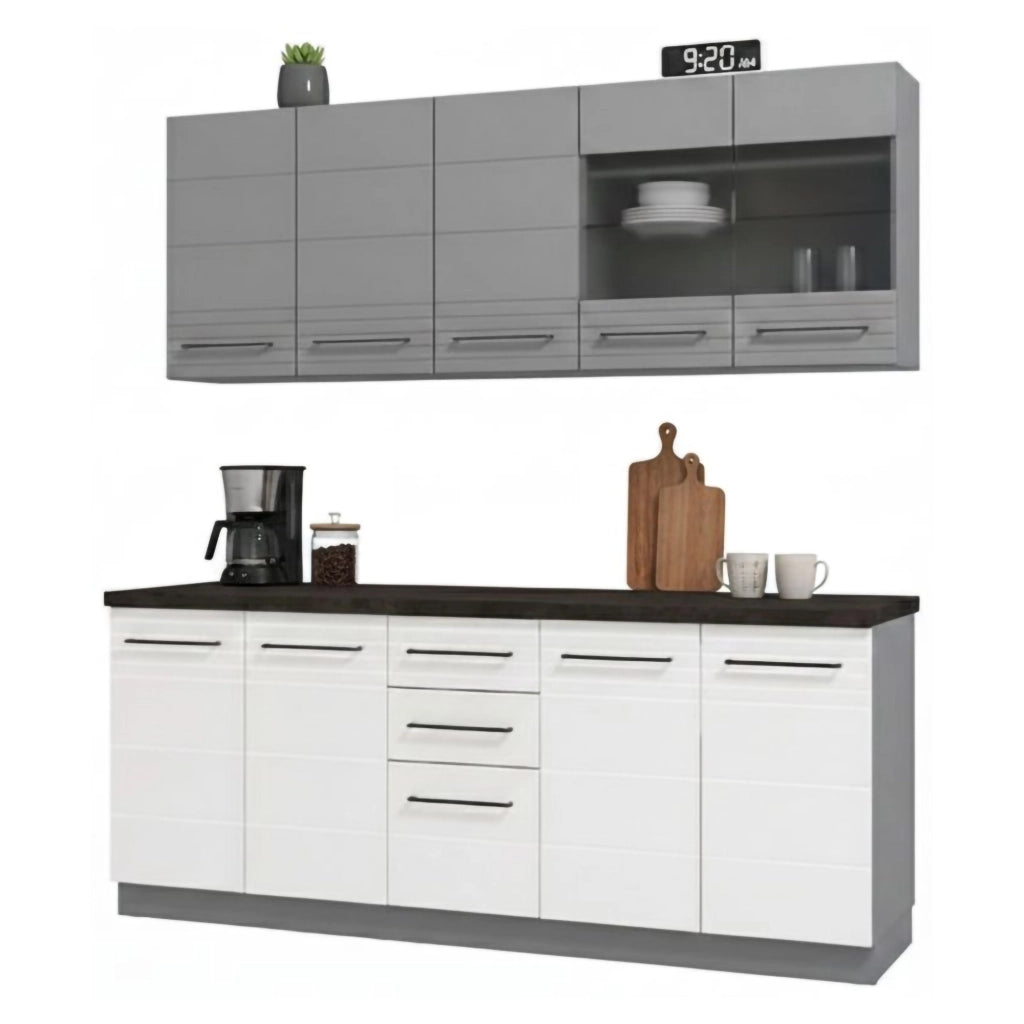 Cucinino Zambana, Cucina 2 Cassetti, Elettrodomestici non inclusi, Bianco