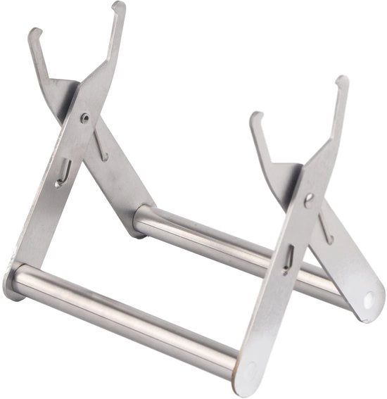 Sostegno per Frame in Acciaio Inossidabile - Manubrio - Attrezzo - Apparecchiatura per Apicoltura - Dimensioni 39 x 14 x 10 cm - Attrezzo per Apicoltura