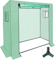 Cassa per piante 200 x 77 x 169/156 cm con rivestimento in PE