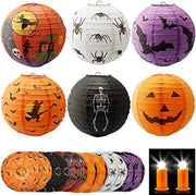 Set di decorazione per lanterne di carta per Halloween