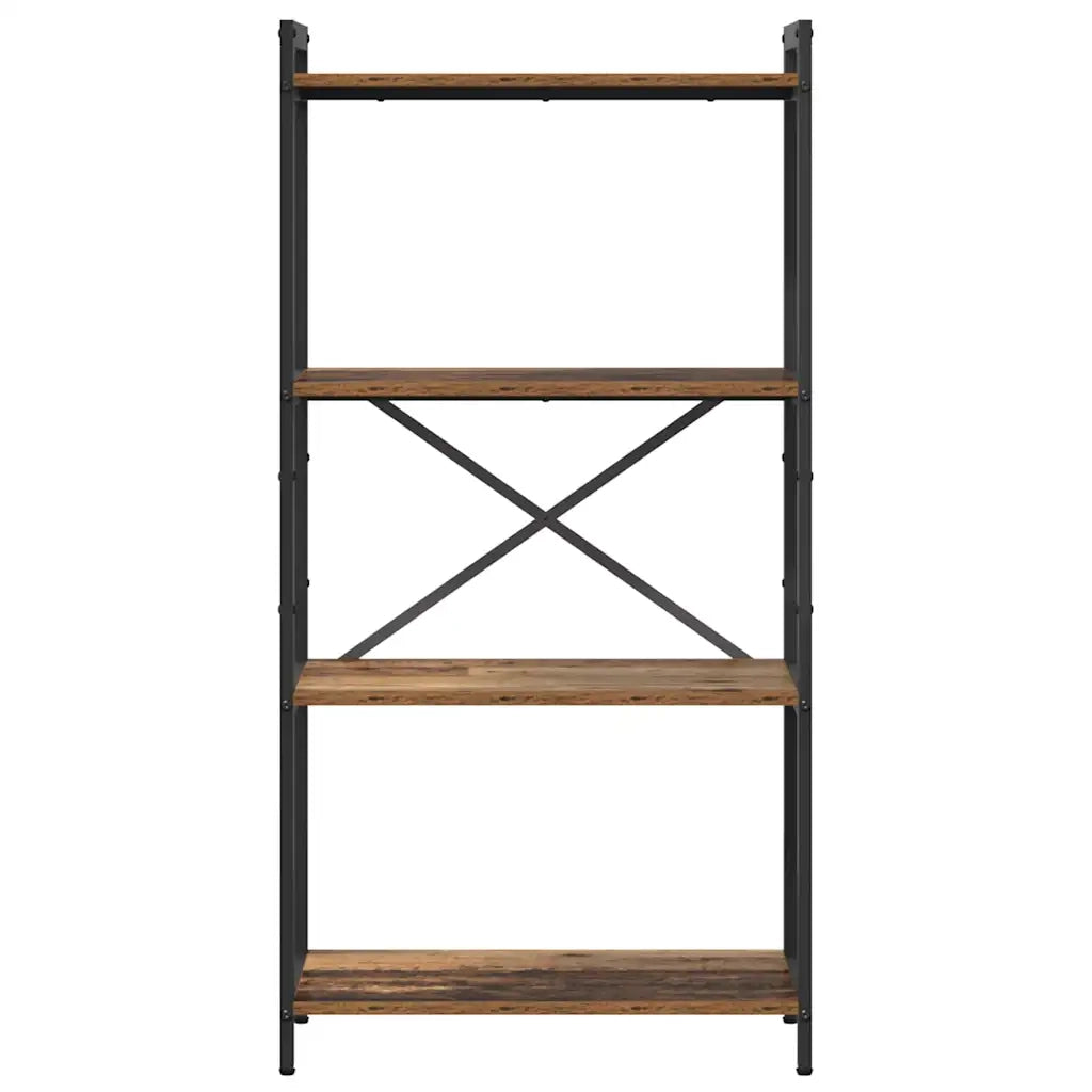 vidaXL Libreria Legno vecchio 60 x 30 x 118 cm Legno multistrato