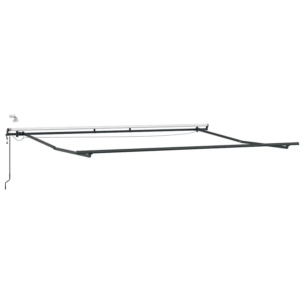 Tenda da Sole Retrattile Automatica con LED Bordò 400x300 cm
