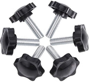Viti M8 x 25 mm a dente - Viti a gomito - Set di 6 viti - Materiale: plastica - Tecnica: a dente - Caratteristiche tecniche: M8 x 25 mm