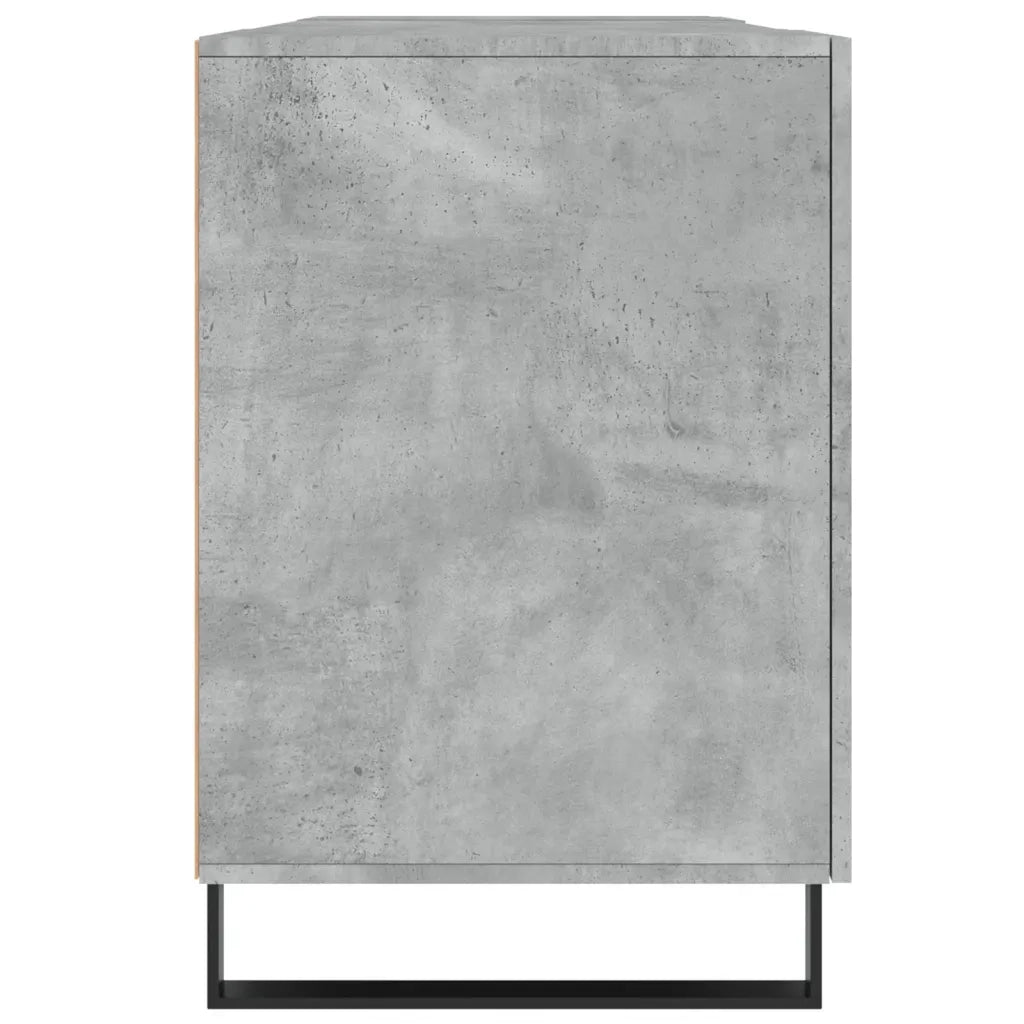 vidaXL Scrivania Grigio Cemento 140x50x75 cm in Legno Multistrato