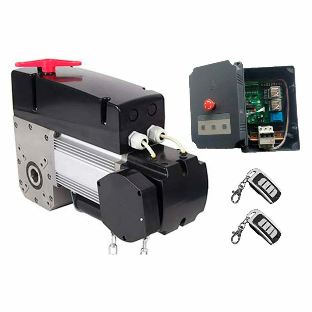 KIT MOTORE LATERALE 380V INDUSTRIALE SERRANDA SEZIONALE 121888/T + 2 TX