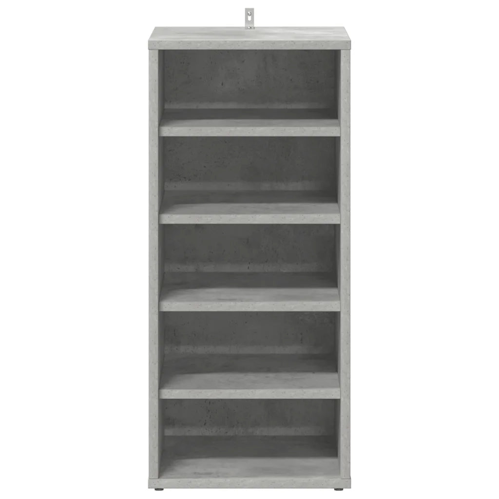Scarpiera Grigio Cemento 31,5x35x70 cm in Truciolato 808989