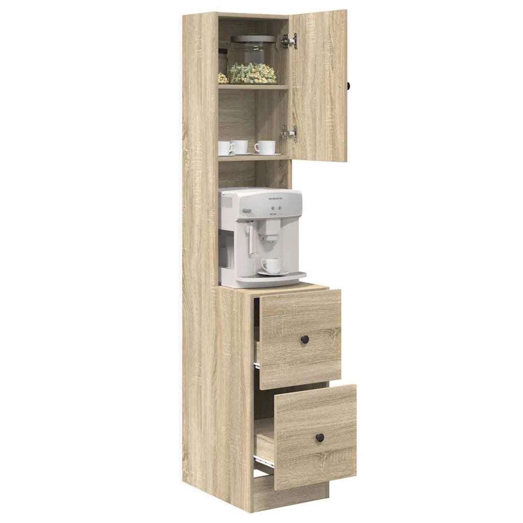 Mobile da cucina-Armadio da cucina Beige 35 x 50 x 180 cm Legno multistrato