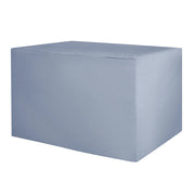 Copertura per mobili da giardino Copertura antipioggia in PVC grigio poliestere 210 x 150 x 90 cm
