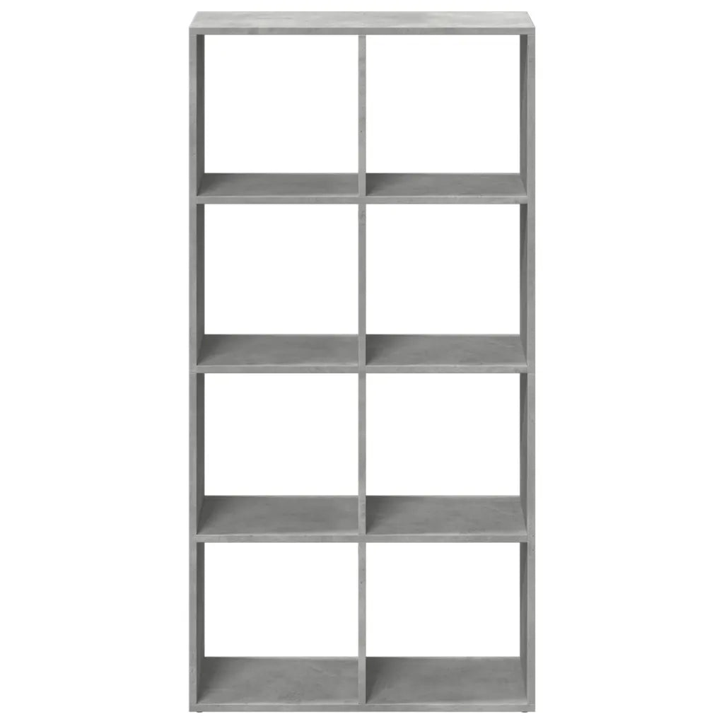 vidaXL Libreria Divisorio Grigio Cemento 69,5x29x137,5cm in Truciolato