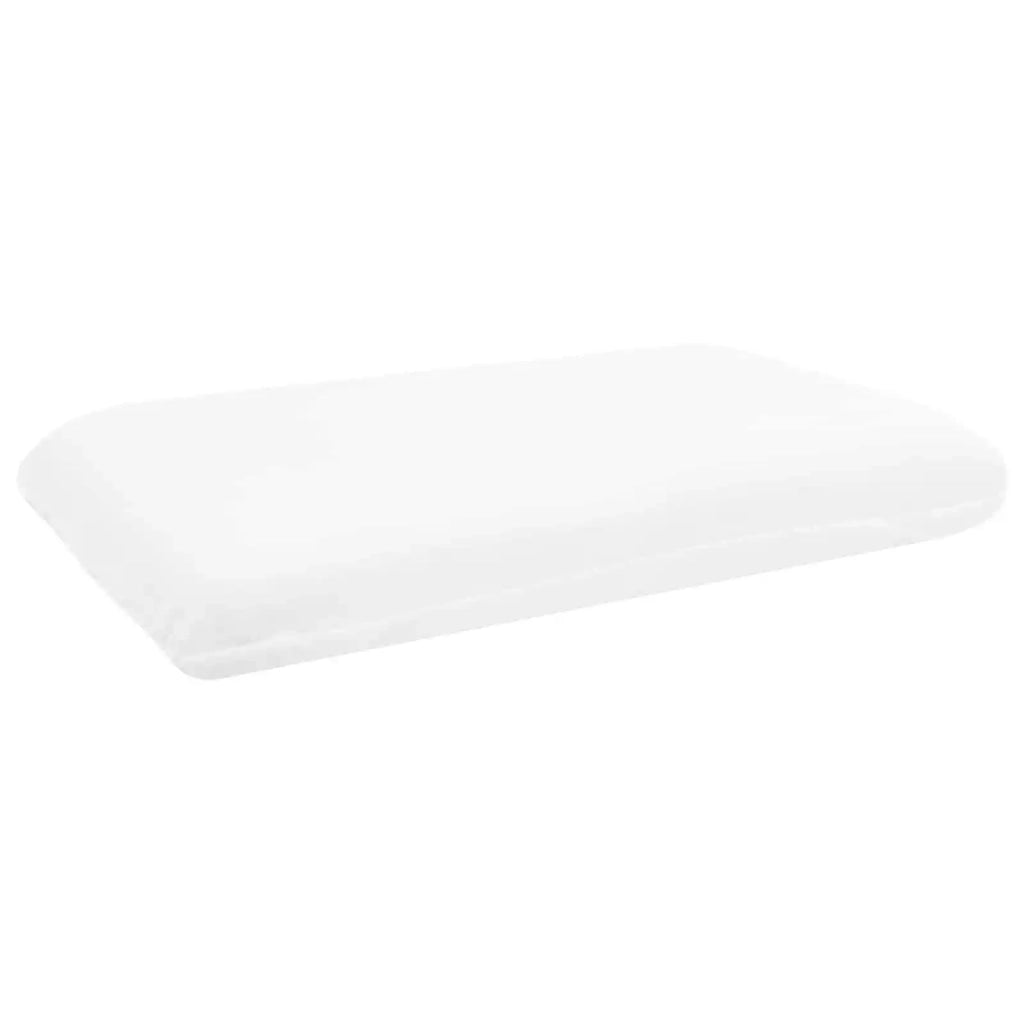 Cuscino da Letto Bianco 60 x 40 x 10,5 cm Schiuma Memory CFW9548369