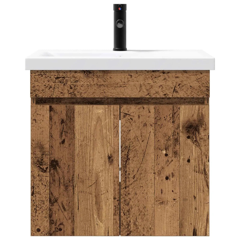 Mobile bagno con rubinetto Legno antico 61 x 40 x 74,5 cm 889543