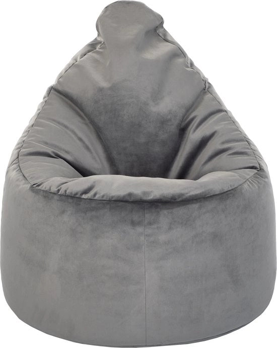 Sacco a palla in pelle - Sacco per adulti - Sacco per salotto - Sacco alto con grande base - Sacco per gaming in pelle - Sacco xxl