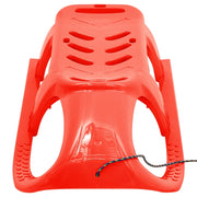 Slittino per Bambini Rosso 102,5x40x23 cm in Polipropilene 93719