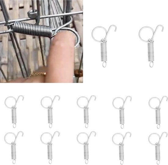 Fermoporta per Recinzione di Cunicolo - 20 Unità - Fermoporta per Porta - Fermoporta Metallico - Fermoporta per Recinzione di Cunicolo - Facile da Installare - Alta Elasticità - Fermoporta per Recinzione di Cunicolo - Codice: 20 Stuks