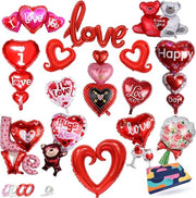 Set di Decorazione d'Amore - Decorazione Romantica - San Valentino - Foglie di Rosa