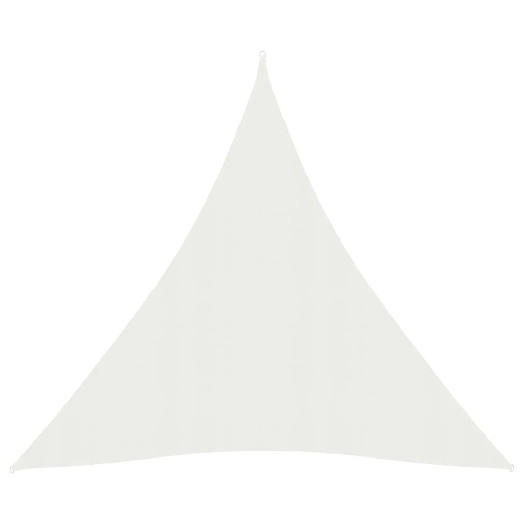 Vela ombreggiante/ombrellone 160 g/m² HDPE 5 x 6 x 6 m bianco 02_0009037