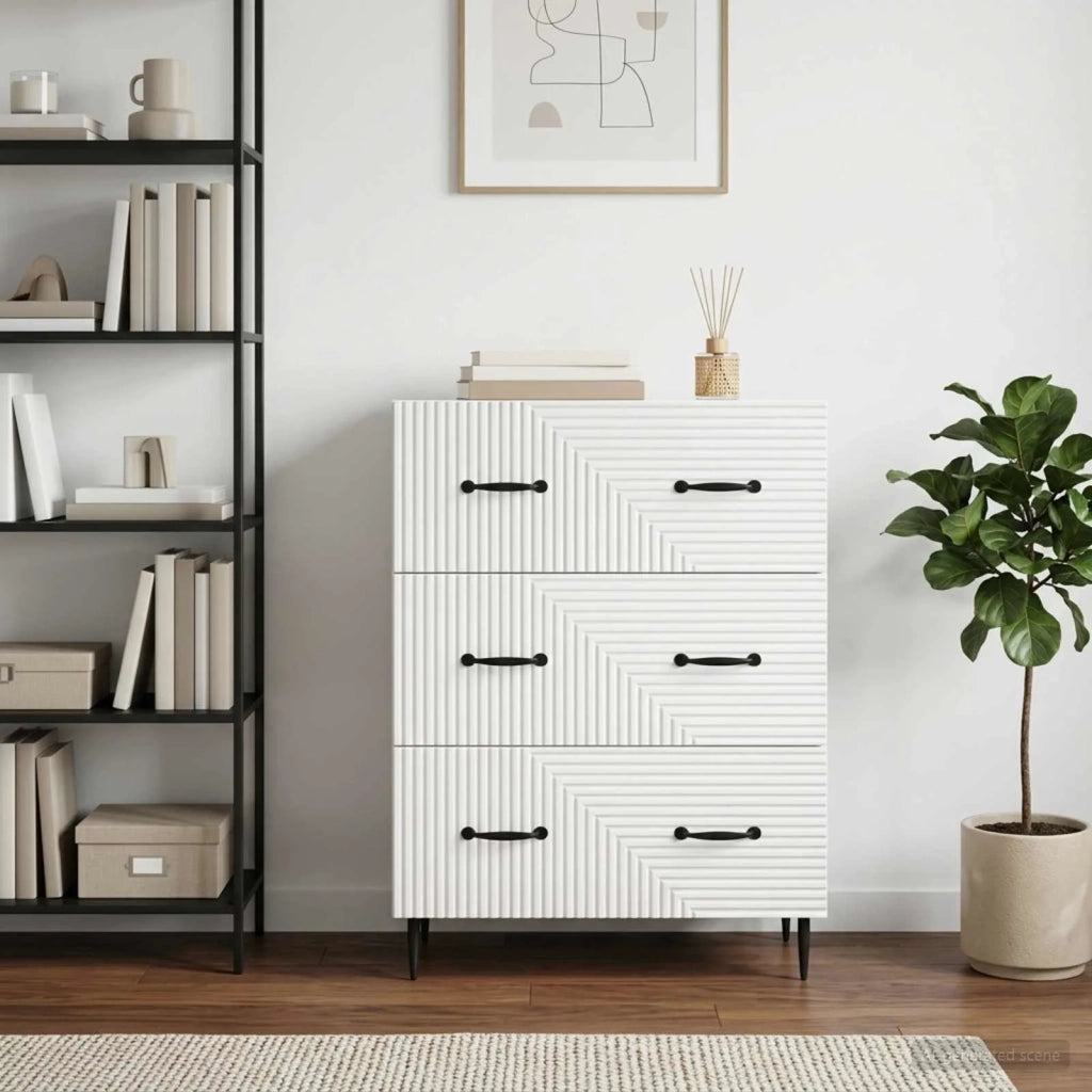 Mobile con Cassetti Bianco 66 x 34,5 x 89,5 cm 894835