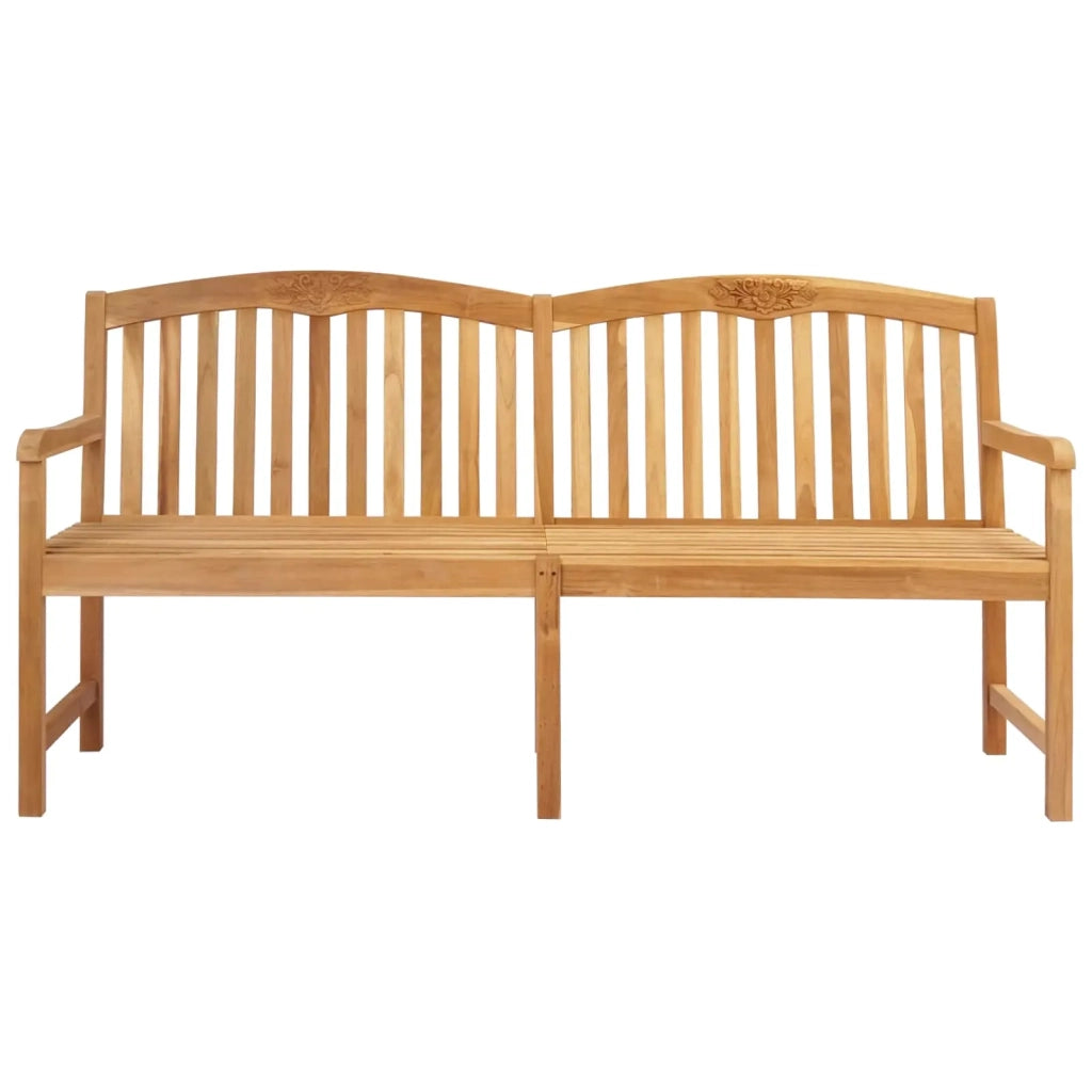 Panchina in legno intagliata a mano Naturale 150 x 60 x 90 cm