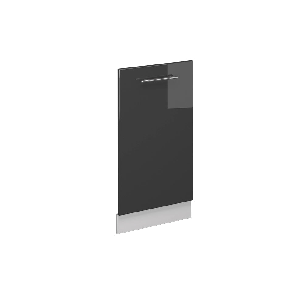Vicco Pannello frontale della lavastoviglie Antracite lucido 45 cm senza piano di lavoro