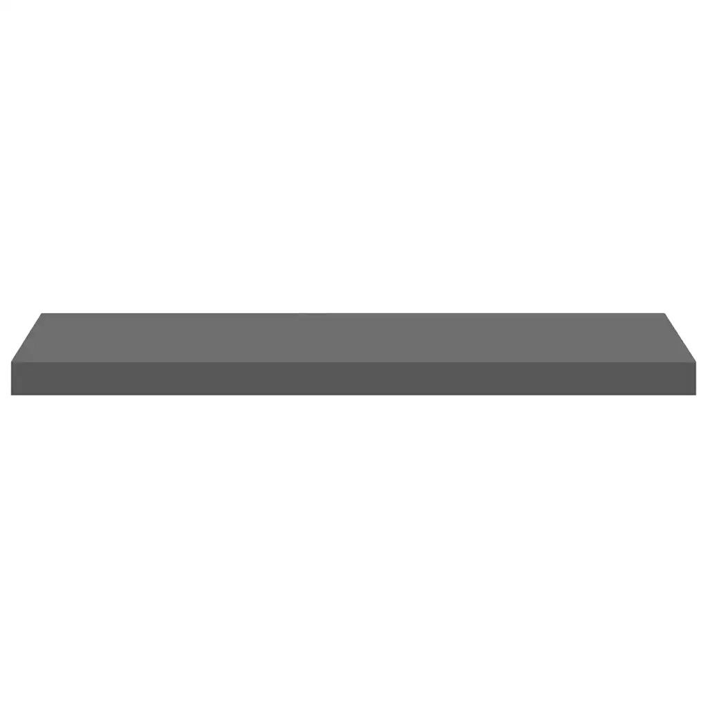 Scaffale a Parete Grigio Lucido 80x23,5x3,8 cm in MDF cod mxl 33230