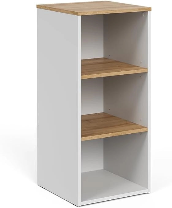 mobiletto bagno Viktor, Bianco/Artisan, 40.2 x 88.2 cm, da montare a parete per spazio aggiuntivo nel bagno