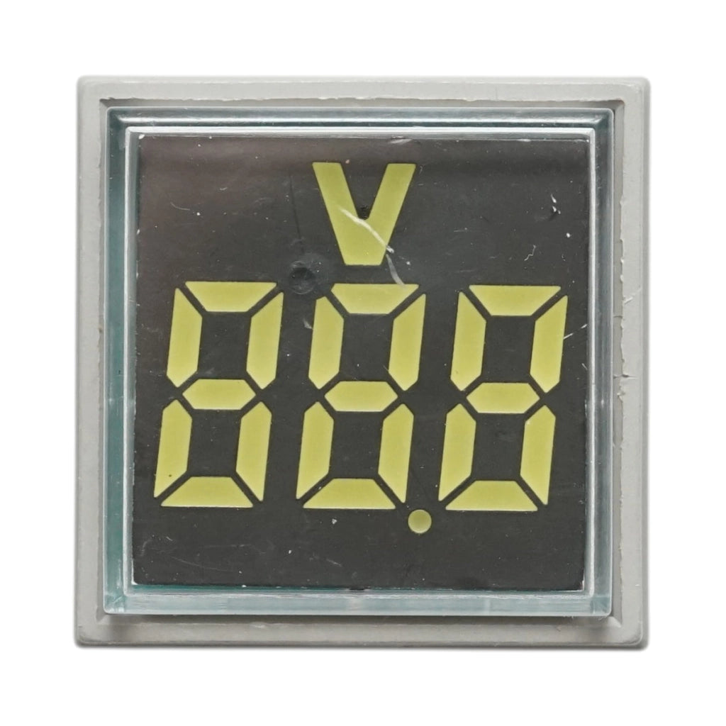 Indicatore digitale voltmetro a LED bianco 50-500V AC Ø 22mm Breckner Germany