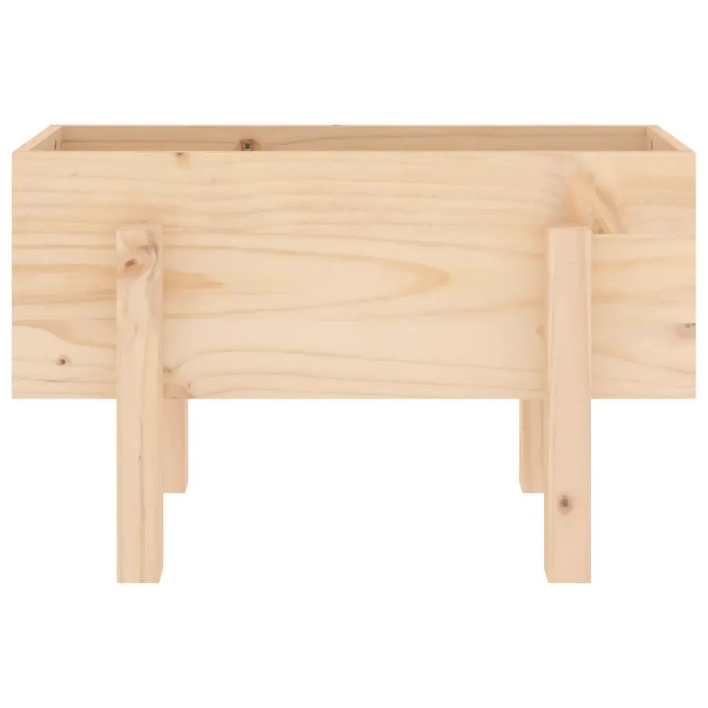 Fioriera da Giardino-Vaso da Esterno 62x30x38 cm in Legno Massello di Pino