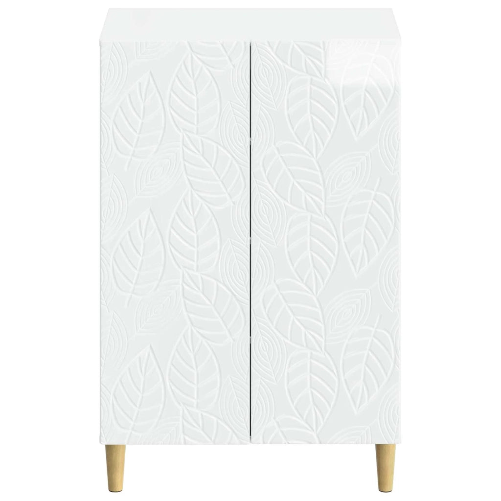 Mobile per scarpe DELFT 59,5 x 39,5 x 90 cm Bianco Lucido 897089