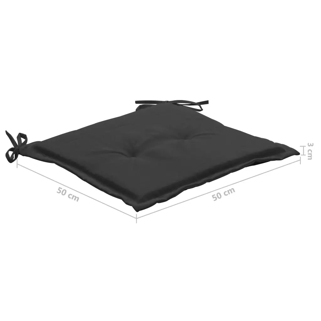 Sedie da Giardino con Cuscini 6 pz in Legno Massello di Acacia 3078504