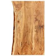 Piano lavabo in acacia mensola sospesa mensola per lavabo piano lavabo 100 x 55 cm 02_0003419