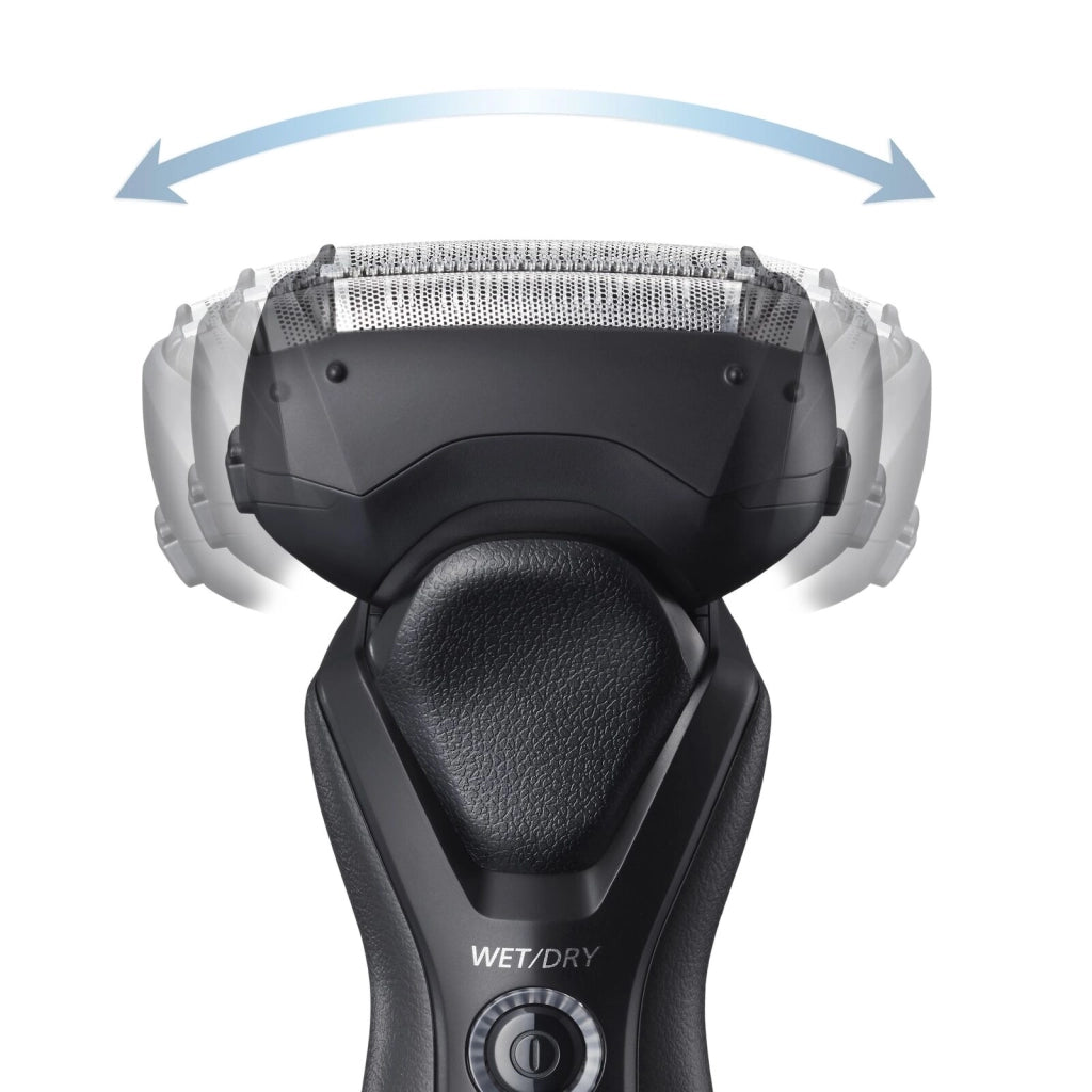 Panasonic ES-RT37-K503 Rasoio Uomo WetandDry a 3 Lame Lavabile Nero