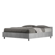 Letto Matrimoniale 160x190 cm Nuamo - Con rete,Grigio