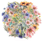 Sticker per fiori 80 pezzi - Decorativi - Materiale PET - Impermeabili - Eleganti - Per scrapbooking/Arredamento - Decorativi per decorazione
