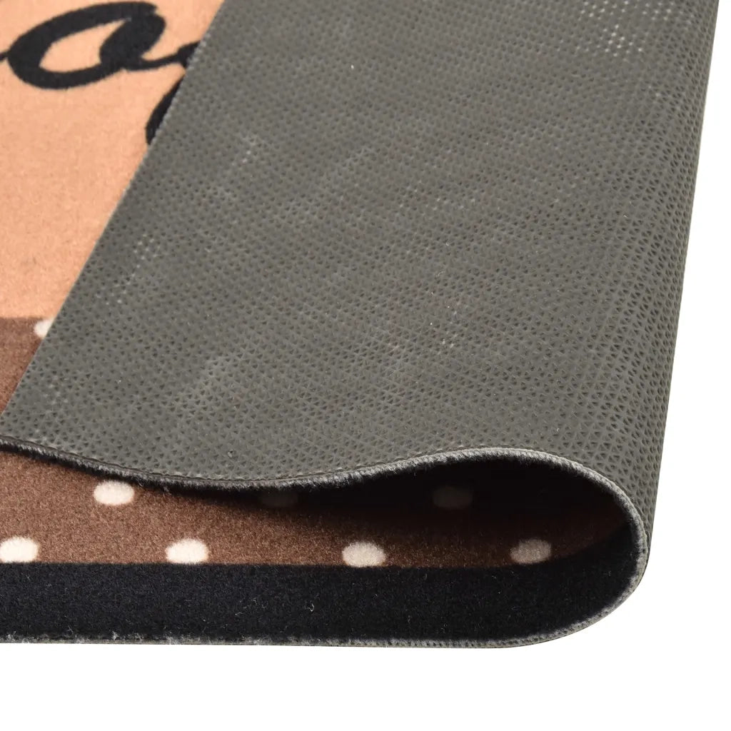 Tappetino da Cucina Lavabile CaffÃ¨ Marrone 60x180 cm cod mxl 46217