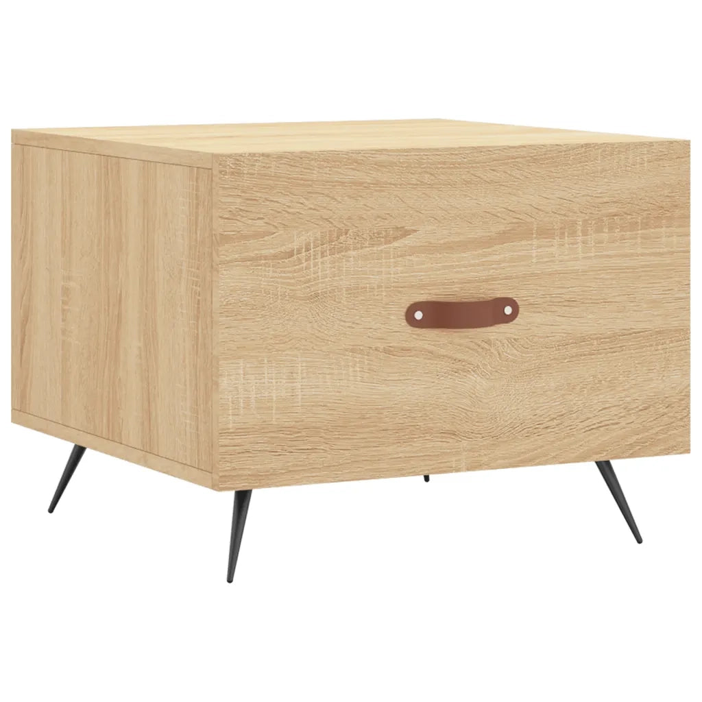 2 pz Tavolini salotto | Tavolino da caff¨¨ | Tavolino da Soggiorno Rovere Sonoma 50x50x40cm Legno Multistrato