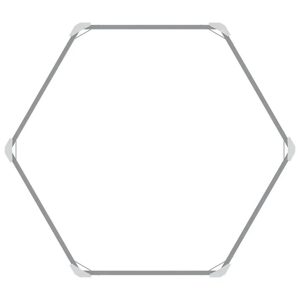 Fioriera per Giardino Antracite 129x129x77cm in Acciaio Zincato