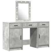 Toeletta | Tavolo da Trucco Grigio 50 x 41 x 135 cm Legno multistrato