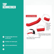Hoes Antislip con Material Siliconico - Schoccorborsione - Peso Leggero - Impermeabile - Buona Presa - Manubrio da Bicicletta