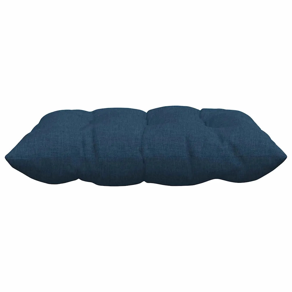 Cuscini per Seduta 4 pcs Blu 40 x 40 x 6 cm Tessuto