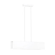 Lampada a sospensione GENTOR in acciaio bianco opaco