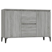 Buffet credenza cassettiera armadio mobile contenitore organizer cucina soggiorno salotto Sonoma 104 x 35 x 70 cm legno ingegnerizzato grigio 02_0036279