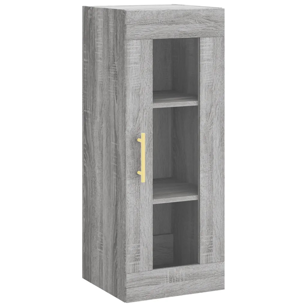 Credenza Grigio Sonoma 34,5x34x180 cm in Legno Multistrato 3199295