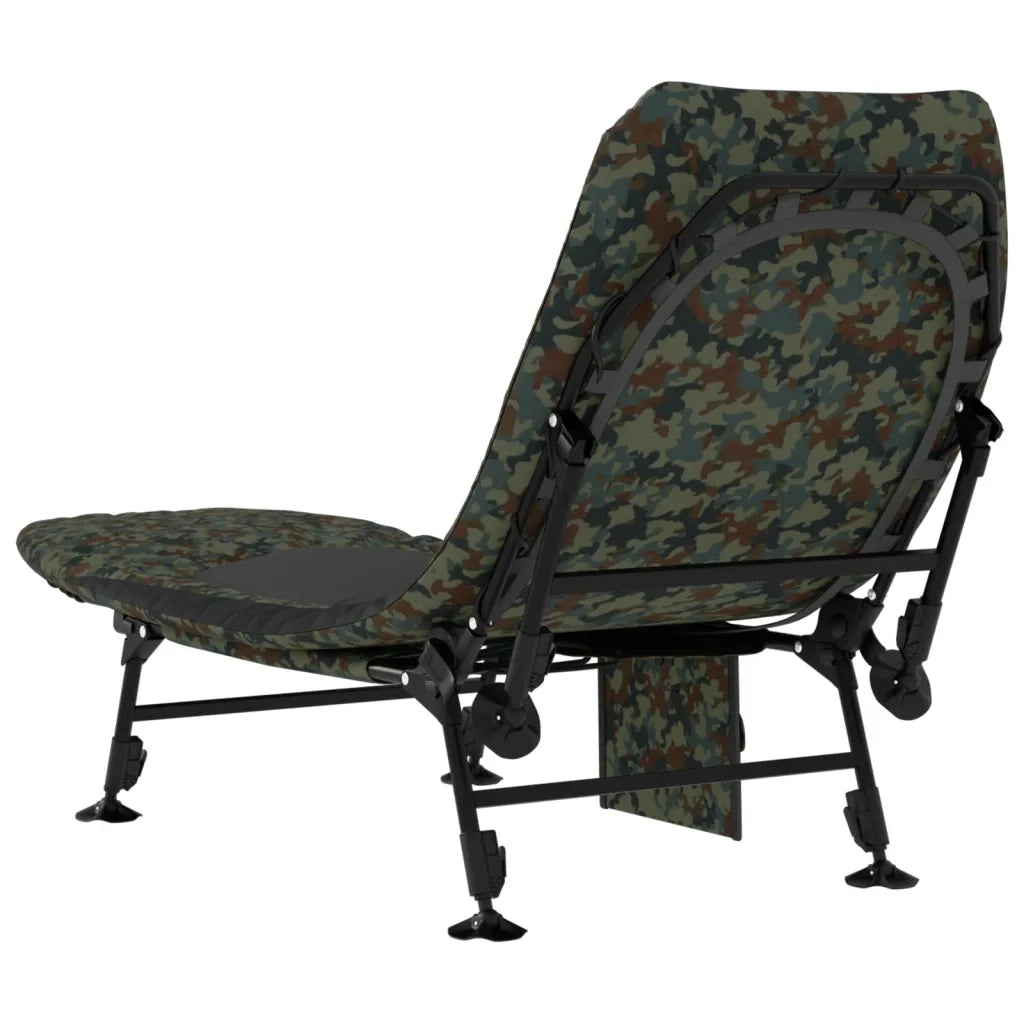 Letto da Pesca Gambe Anti Fango Regolabili Pieghevole Mimetico CFW1037761