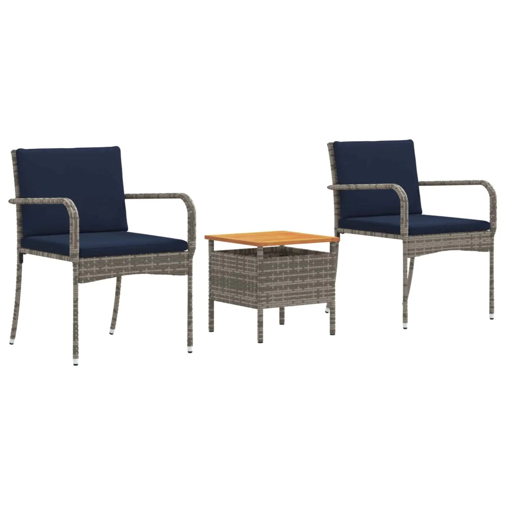 Set da giardino Grigio polyrattan 42025113