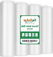 Sealanti a vuoto per sacchetti in rulli da 6m x 28cm - prevenzione di fori - adatto per sous vide - pacchetto da 4 unità