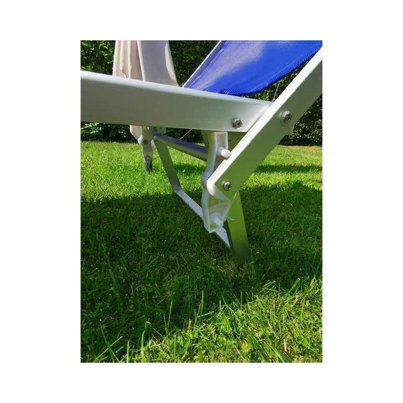 Lettino Prendisole Alluminio Sea V/I Blu Vette 04912