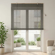 Tenda a rullo Grigio 150 x 220 cm Bambù 42039735