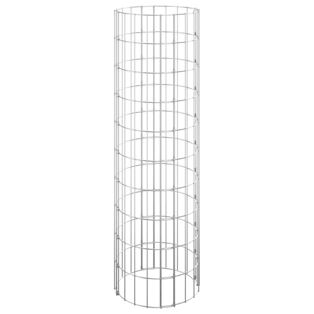Palo Gabbione Circolare in Acciaio Zincato Ã˜30x100 cm cod mxl 16542