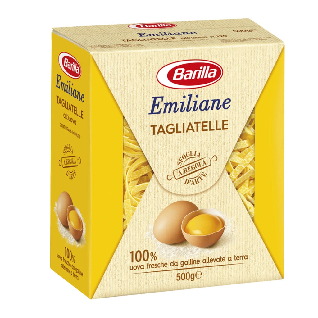 Barilla emiliane tagliatelle all'uovo 500 grammi